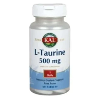 Solaray L-Taurine 500Mg. 60 Kal Capsules