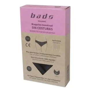 Bads Menstruatiebroek Zwart Naadloos Maat L
