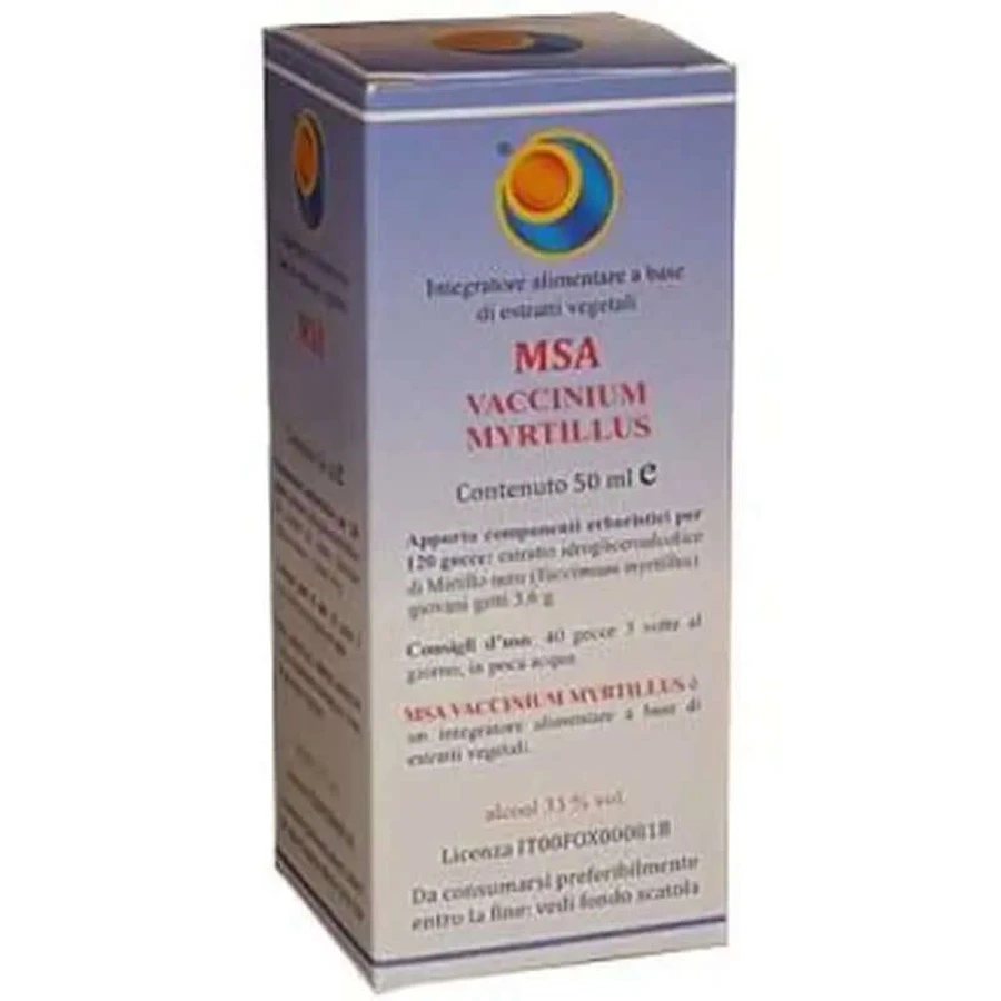Herboplanet Msa Vaccinium Myrtillus Bosbessenkiemen 50Ml