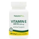Natures Plus Vitamine E-400Ui (Tocophérols mélangés), 60 perles