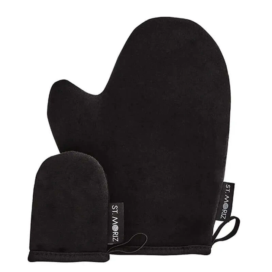 St. Moriz Set van 2 luxe applicatiehandschoenen, 2