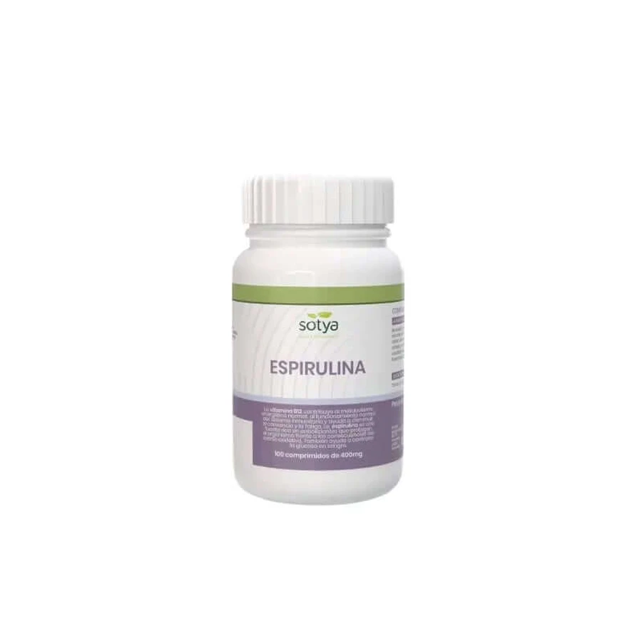 Sotya Spirulina 400 Mg, 100 Tablets