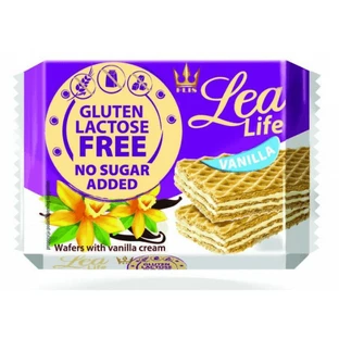 Vanillewaffeln, 95 gr, Lea Life