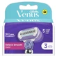 Gillette Venus Deluxe Smooth Swirl Women's Nachfüllpack, 3er-Pack Nachfüllpackungen