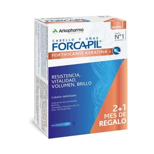 Arkopharma Forcapil Fortifying mit Keratin 180 Kapseln Arkopharma Pack 2+1