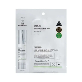 Vt Cosmetics Vt Reedle Shot 50 2-Step Mask, 21.5 grams