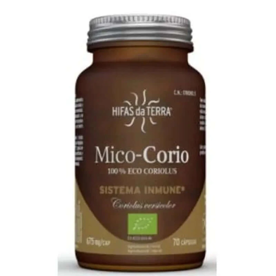 Hyphae Da Terra Mico Corio Micosalut (Coriolus) Hdt 70 Capsules
