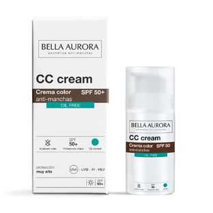 Bella Aurora Cc Creme Spf50+ Ölfrei , 30 ml