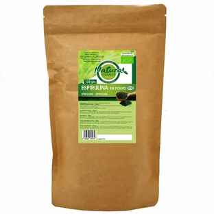 Natura Premium Spirulina-Pulver Bio , 125 gr
