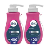 Veet Pack Ontharingscrème Normale en Droge Huid met Verdeler, 2 X 400 ml
