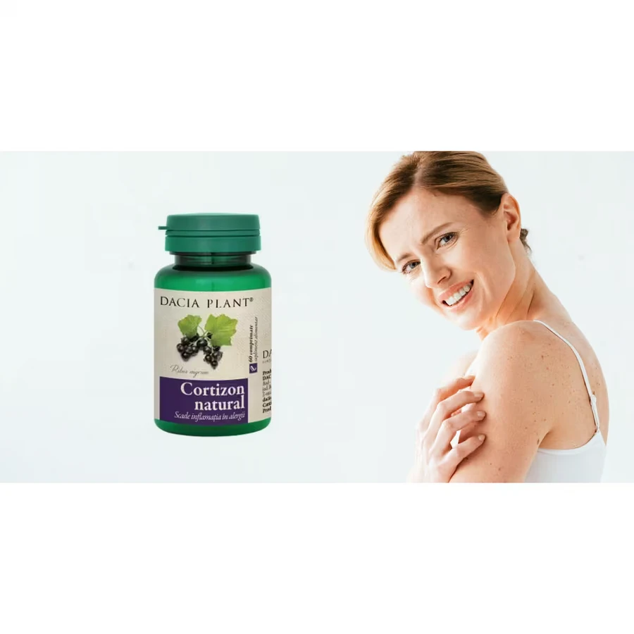 Cortizon Natural, 60 tablets, Dacia Plant