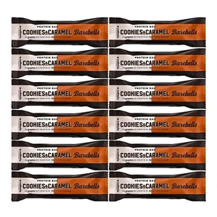 Barebells Batoane Cookies & Caramel , pachet 12 x 55 grame
