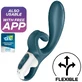 Satisfyer Connect Hug Me Rabbit App Vibrator - Bleu