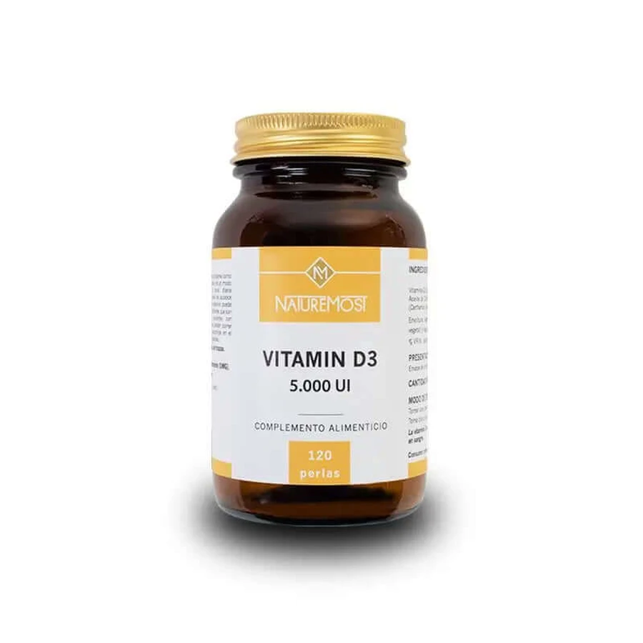 Naturemost Vitamine D3 5.000 U.I. 120 Mg , 120 parels