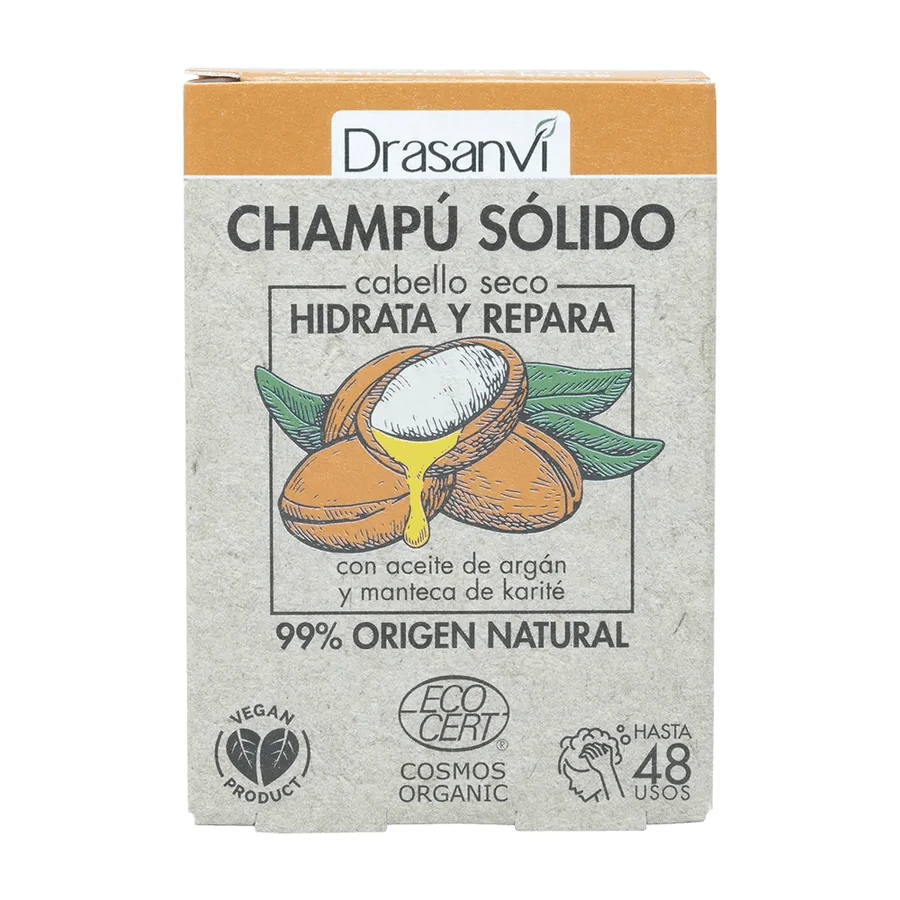 Drasanvi Solid Shampoo Dry Hair Ecocert , 80 gr