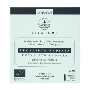 Drasanvi Vitaroms Huile Essentielle Eucalyptus Radiata Bio , 10 ml