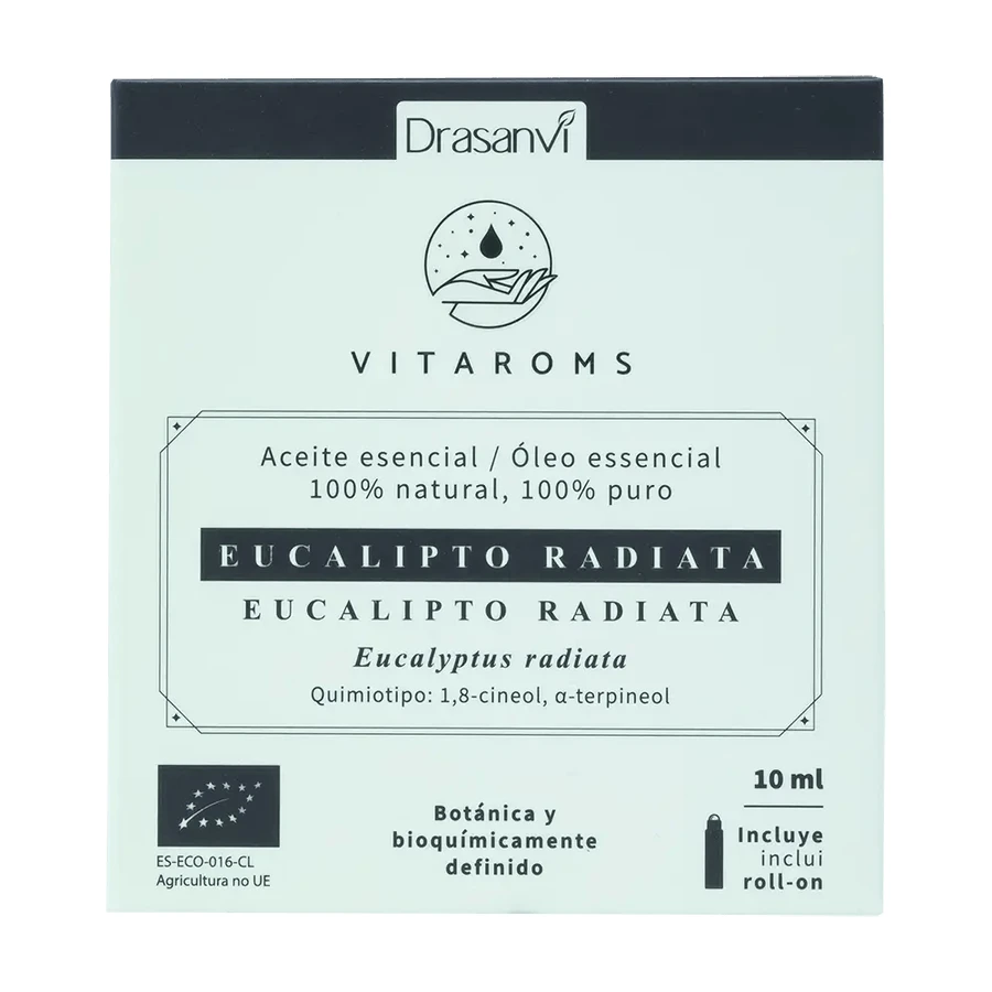 Drasanvi Vitaroms Huile Essentielle Eucalyptus Radiata Bio , 10 ml