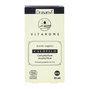 Drasanvi Vitaroms Aceite Vegetal Calofilo Bio (Primera Presion Frio) Ecocert , 50 ml
