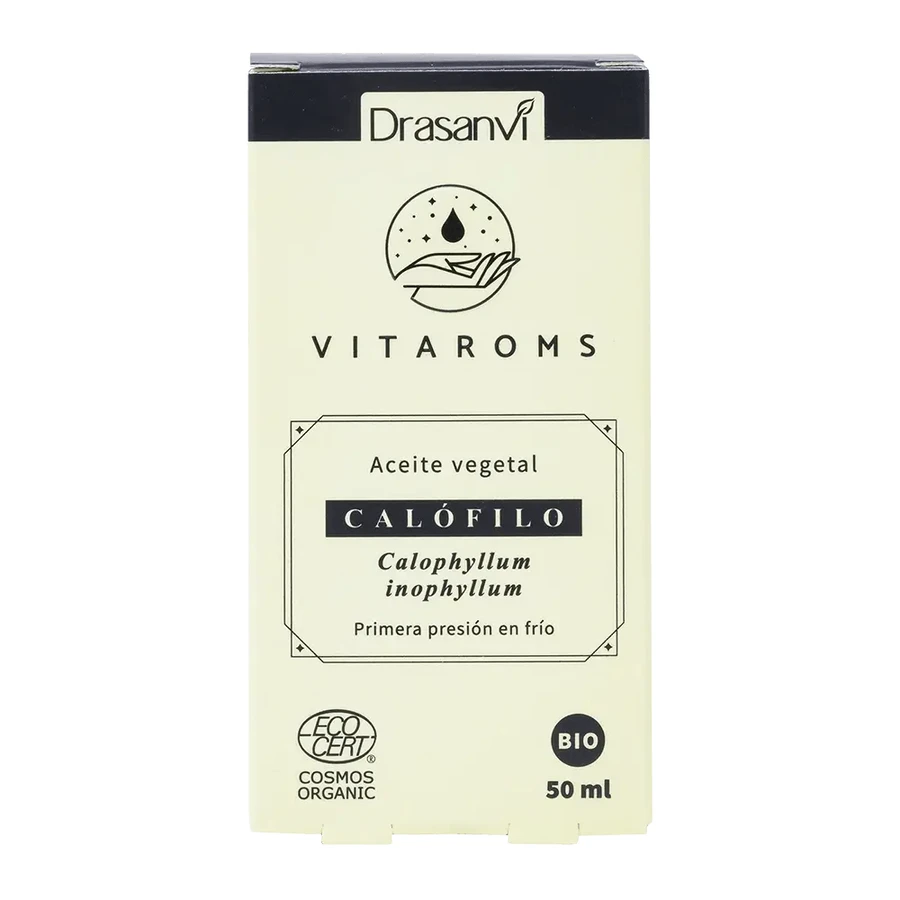 Drasanvi Vitaroms Aceite Vegetal Calofilo Bio (Primera Presion Frio) Ecocert , 50 ml