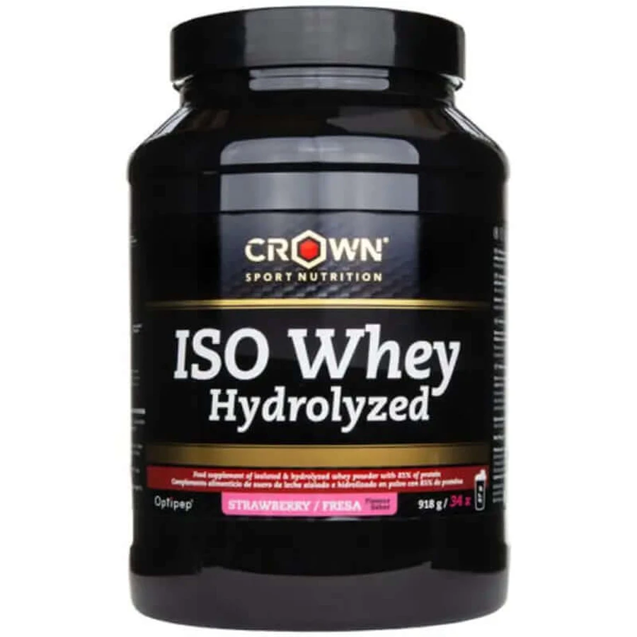 Crown Sport Nutrition Iso Whey Hydrolyzed Strawberry , 918 gr (34 servings)