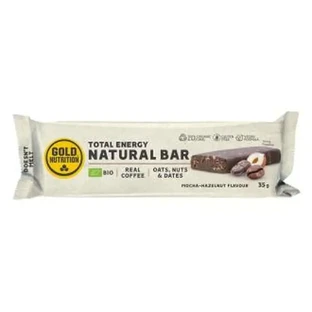 Gold Nutrition Natural Bar Mokka-Haselnuss Riegel 15 Stück Bio