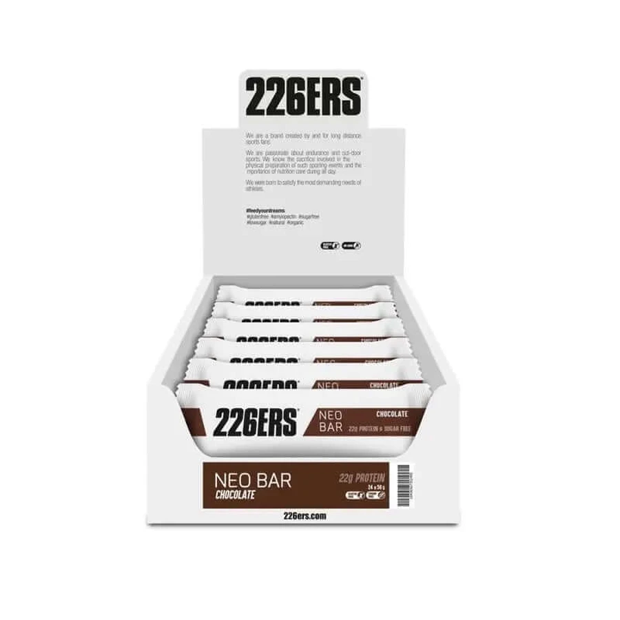 226Ers Neo Bar Protein - Baton de proteine Neo Bar Protein - Baton de proteine cu ciocolată neagră, 24x50 grame