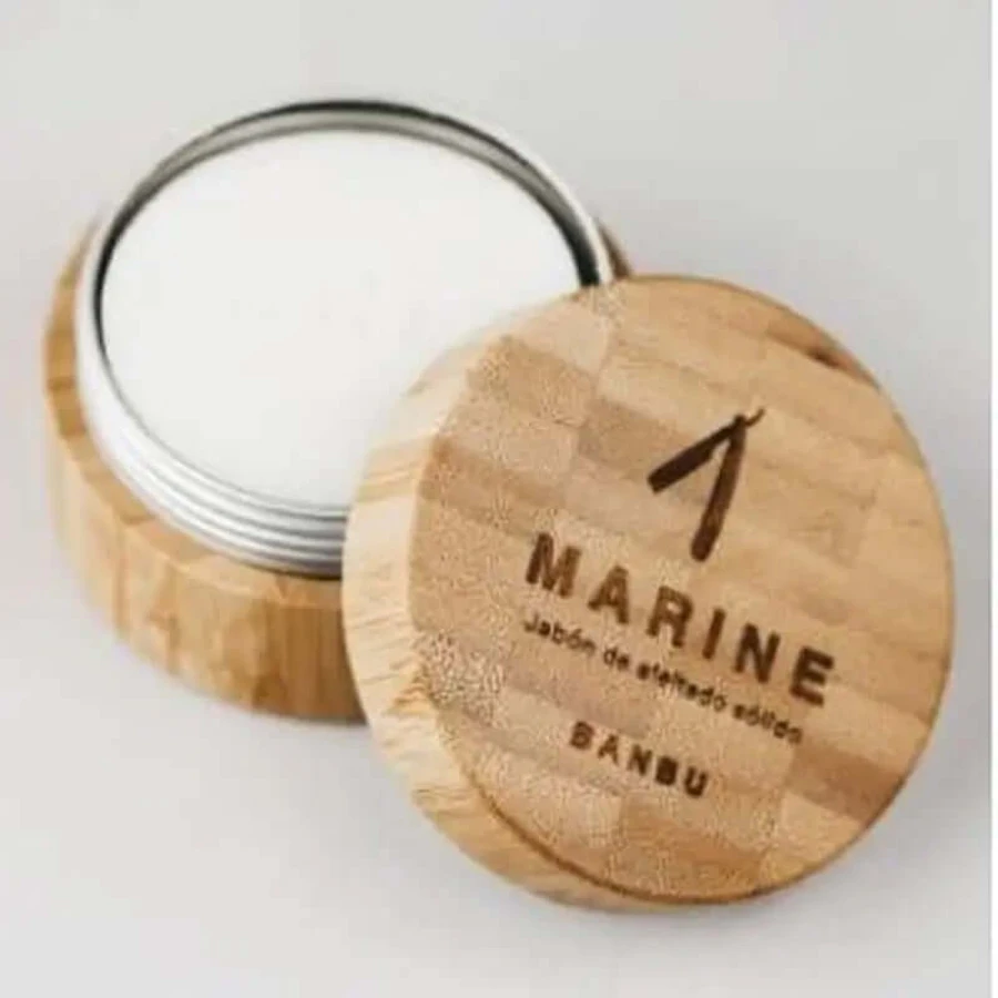Savon de rasage Banbu Marine Eco Vegan, 80 Gr