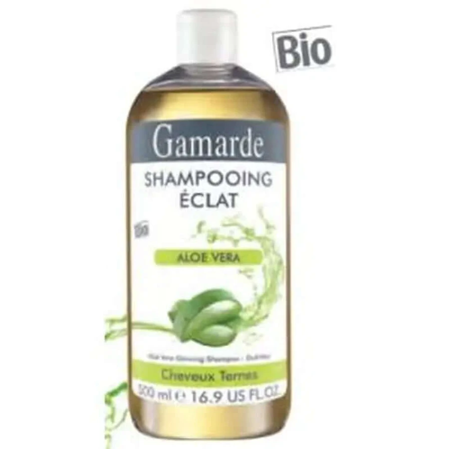 Gamarde Shampooing éclaircissant à l'aloès (brillance) 500Ml. Bio