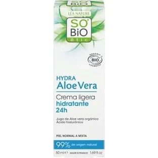 So'Bio Etic Light Cream 24H Acide Hyaluronique-Aloès 50Ml. Bio