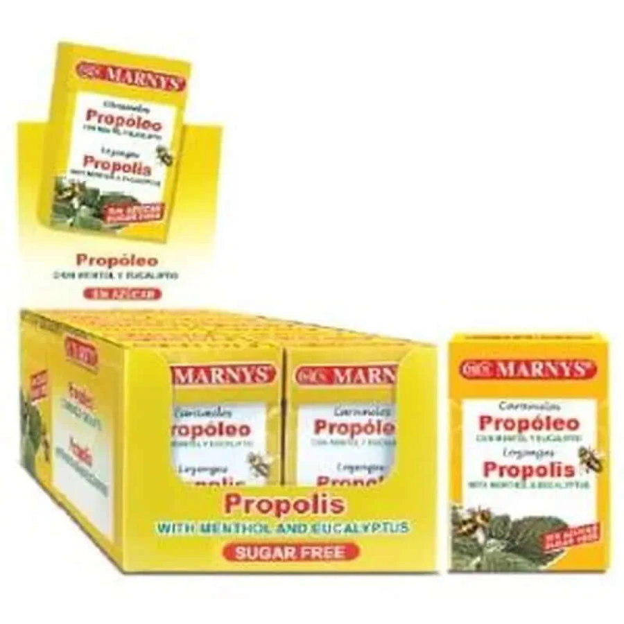 Marnys Suikervrije Propolis Snoepjes Display 20Ud