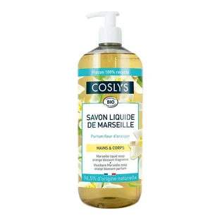 Savon de Marseille Coslys à l'arôme de fleur d'oranger 1L, 1000 ml