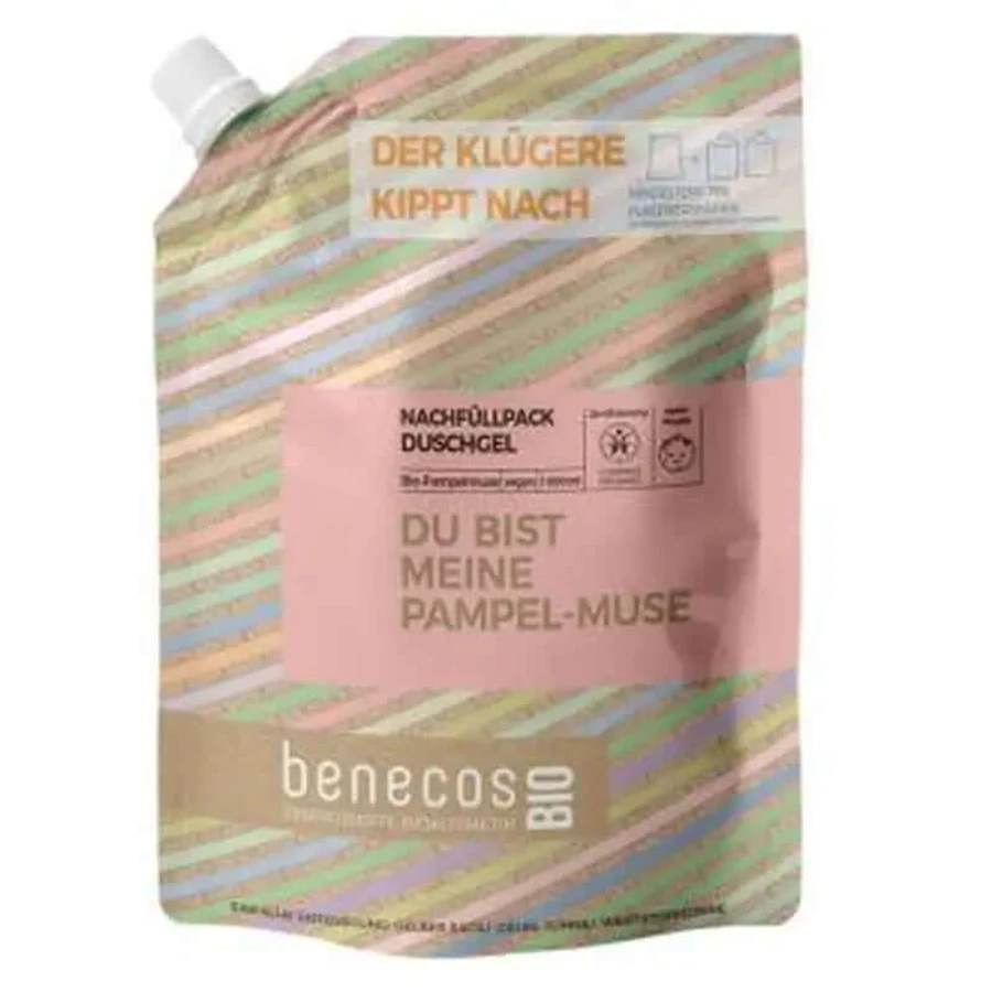 Benecos Grapefruit Bath Gel Refill 1Lt. Bio Vegan