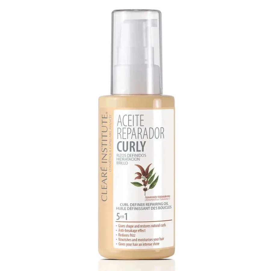 Clearé Institute Curly Hair Curly Method Feuchtigkeitsspendendes Öl 50 Ml