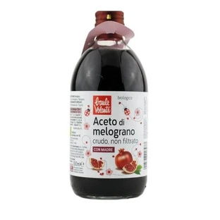 Organic pomegranate vinegar, raw, unfiltered, 500ml, Baule Volante