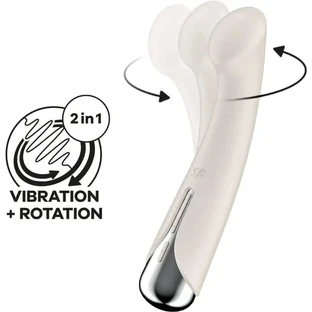 Satisfyer Spinnende G-Sport 1 Vibrator Rotator Beige