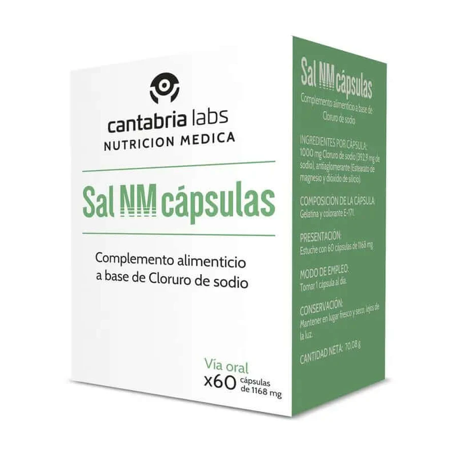 NM Salt 60 Capsules, Cantabria Labs Medical Nutrition