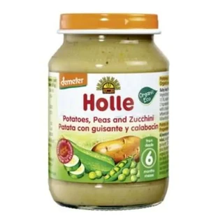 Holle Kartoffel Erbsen & Zucchini 6Monate 190Gr Kartoffel-Glas