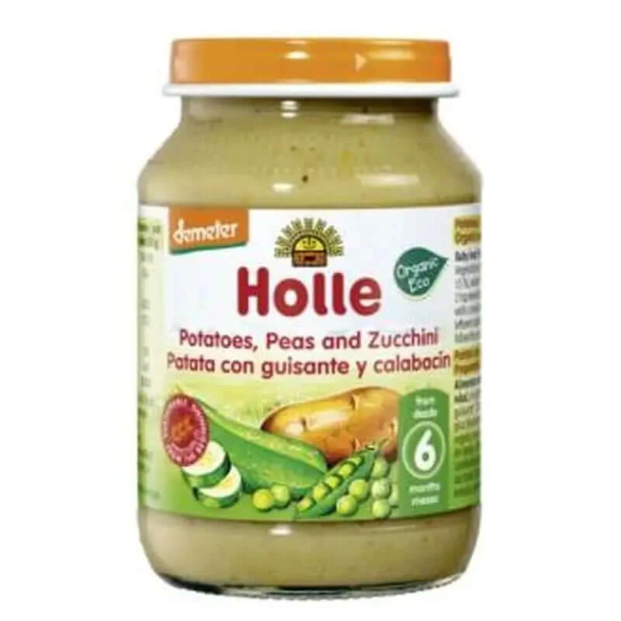 Holle Kartoffel Erbsen & Zucchini 6Monate 190Gr Kartoffel-Glas