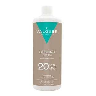 Valquer Agua Oxigenada 20 Vol (6 %) - Professionelles Haar-Oxidationsmittel , 1 L