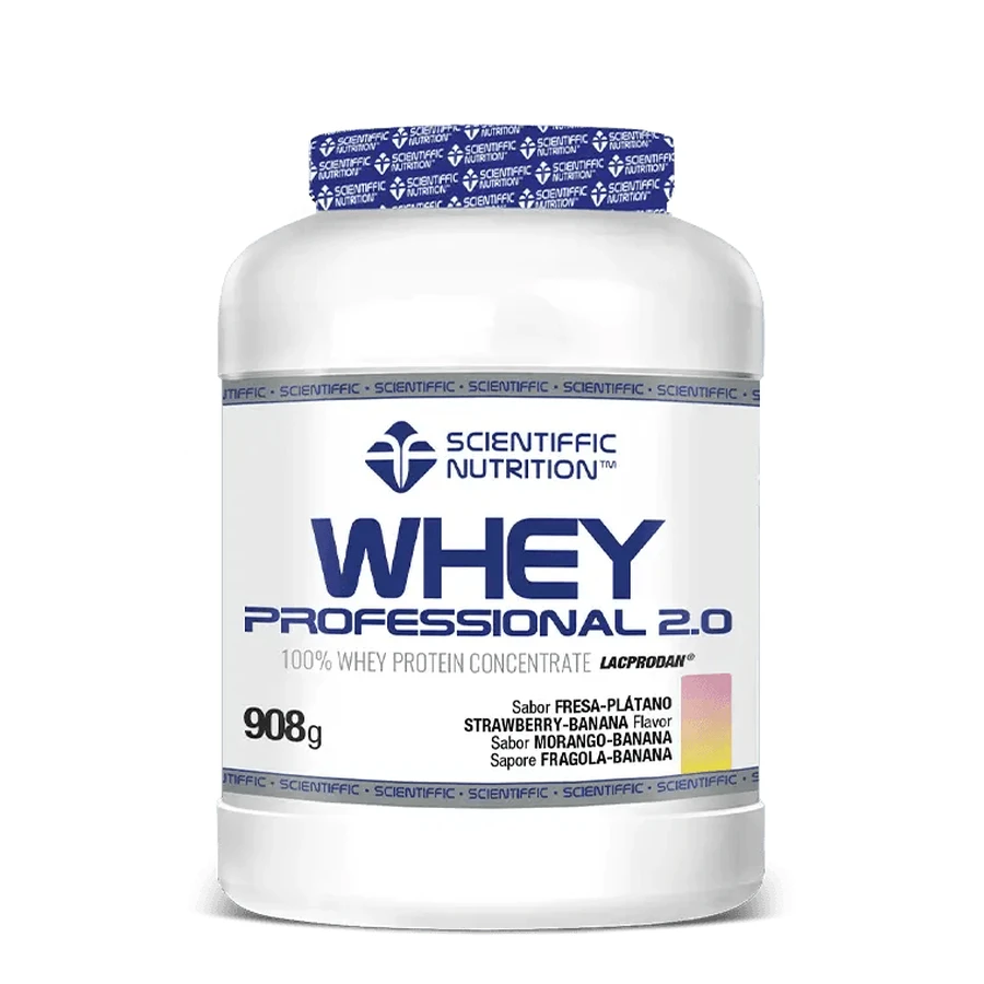 Scientiffic Nutrition Whey Professional 2.0 Strawberry Banana, 908 g