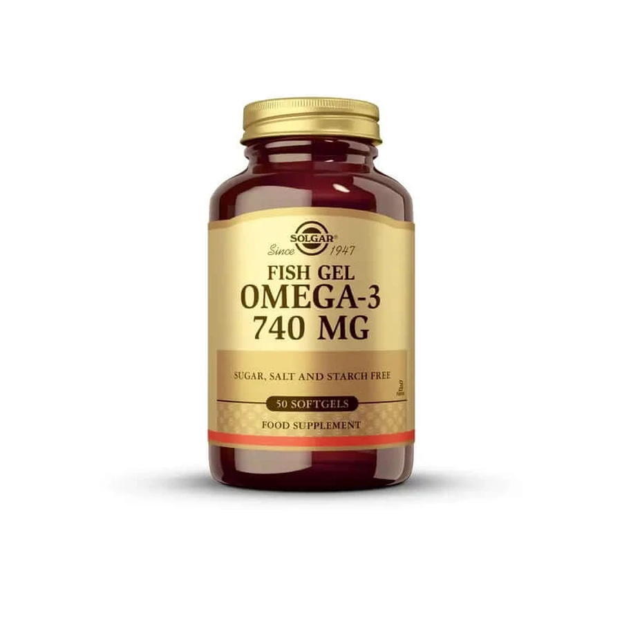 Solgar Fisch-Gel Omega-3, 50 Kapseln