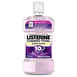 Listerine Total Care Mildes Aroma Alkoholfreies Mundwasser, 500 ml