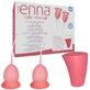 Enna Cycle Easy Menstruatiecup Maat M, 2 Cups + Sterilisatiedoosje
