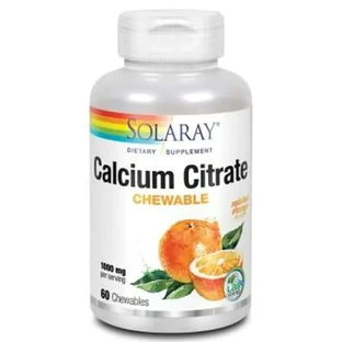 Solaray Calciumcitrat 1000Mg Orangengeschmack 60 Tablettenmast