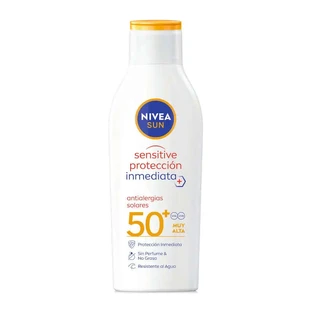 NIVEA Sun SPF50+ Sensitive Anti-Allergy Sun Lotion for Adults Sensitive Skin, 200 ml