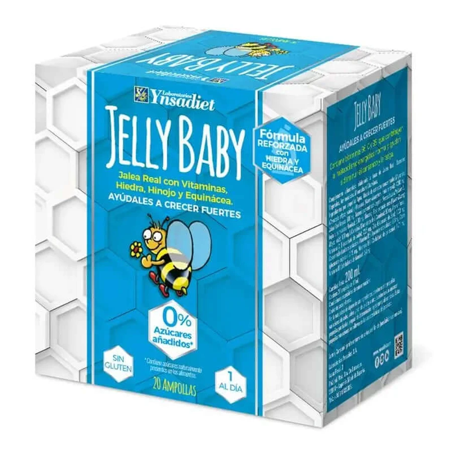 Ynsadiet Jelly Baby 0% Suiker, 20 Ampullen