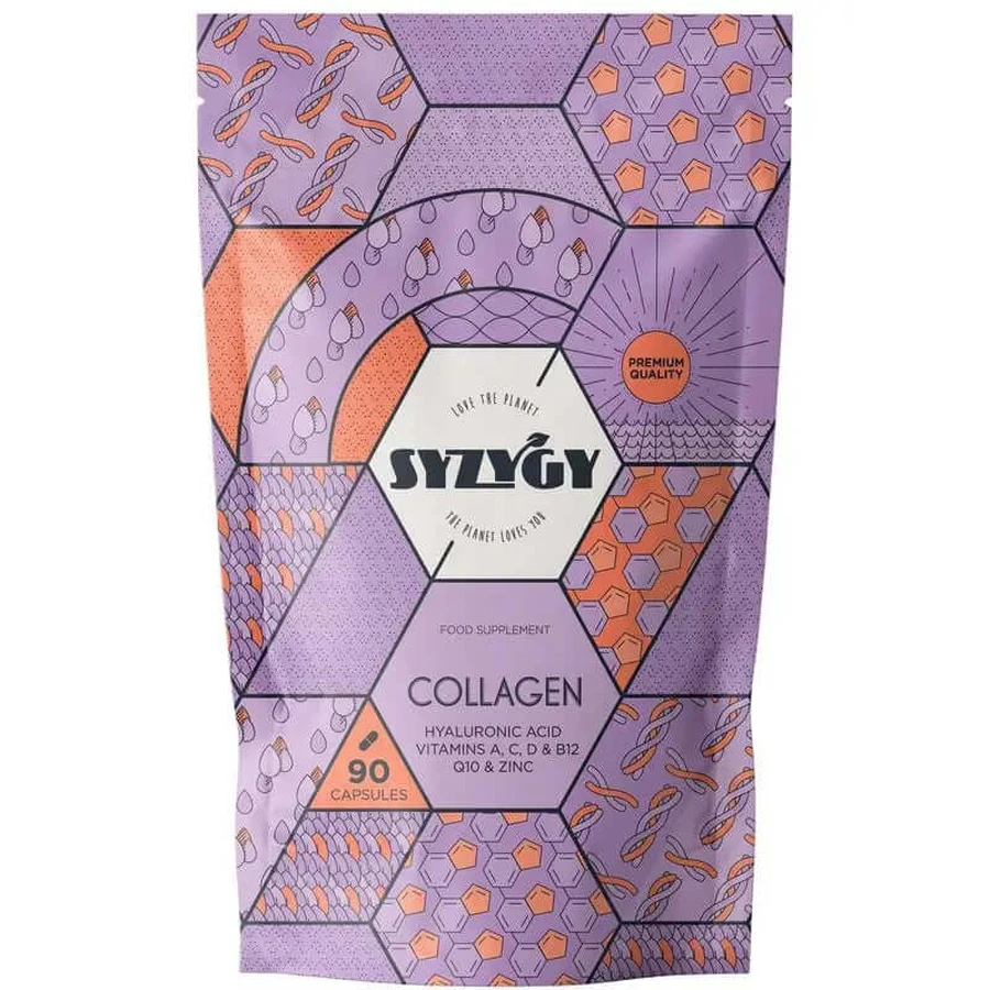 Syzygy Voedingssupplement Collageen met Hyaluronzuur, Co-enzym Q10, 90 capsules
