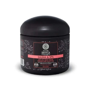 Natura Siberica Sauna&Spa Warme Lichaamspoeling op basis van verstevigend en vormgevend zout. , 370 ml