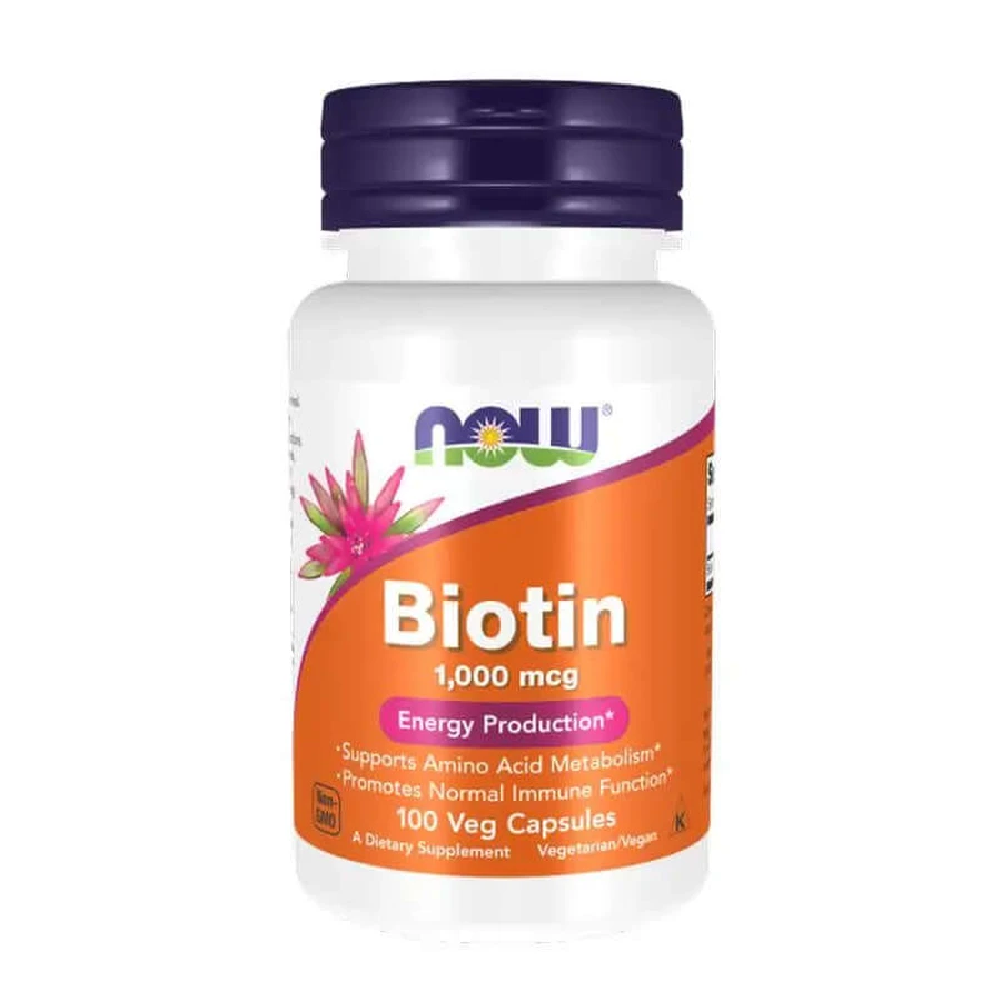 Now Biotina 1000 Microgramos , 100 cápsulas