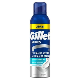 Gillette Series Refreshing Shaving Foam With Eucalyptus , 250 ml